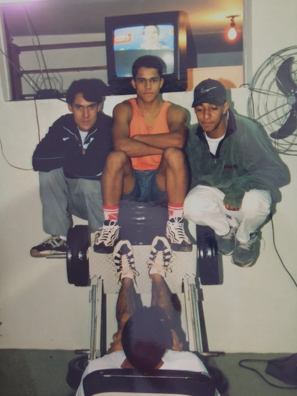Romulo in the gym in Brazil, years ago